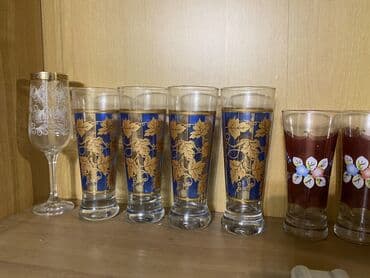 Удобрения и садовая химия: Графин и бокалы 4 бокала высокие - 320 сомов 4 бокала меньше - 320 — 3