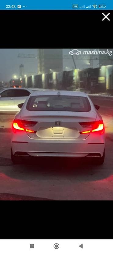 Унаа сатуу: Honda Accord: 2020 г., Автомат, Седан — 7