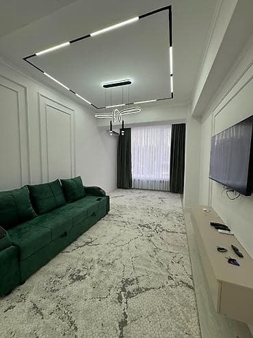 osh flat: 2 комнаты, 73 м², Пишпек Элитка, 2 этаж, Евроремонт — 1