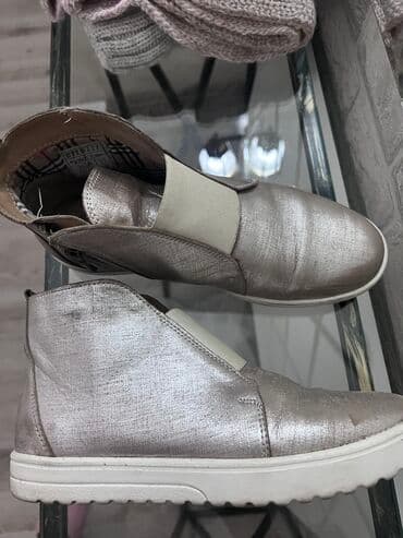 обувь для охоты: Кожаные ботинки, качество огонь, размер 38-38,5 — 2