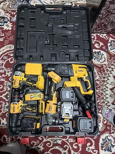 ремонт инструменты: Аккумуляторный набор инструментов DeWALT в кейсе Состав набора: - — 1