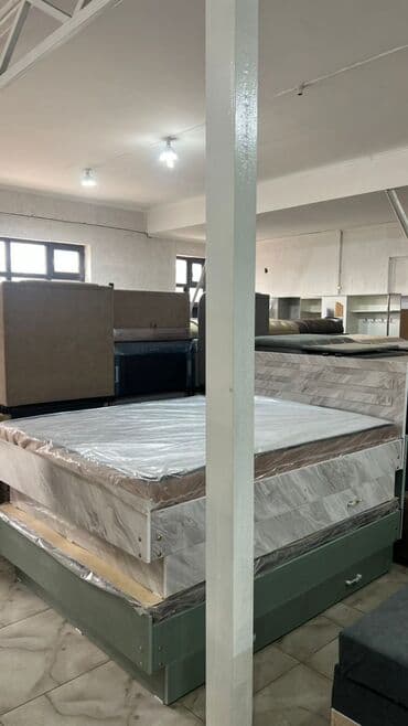 кравать ош: Двуспальная кровать, Новый, С матрасом, длина - 200 см — 5