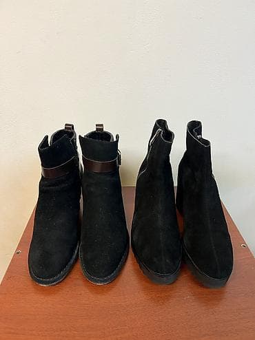 clark: Сапоги, 40, Clarks, Б/у, цвет - Черный, Самовывоз, Платная доставка — 2