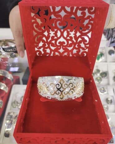 свадебные платья от производителя: Серебряный Билерик Браслет Серебро с золотом пробы 925 Индивидуальные — 2