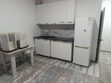 1 комната студия берилет Кух гарнитур вытяжкасы менен сан узел