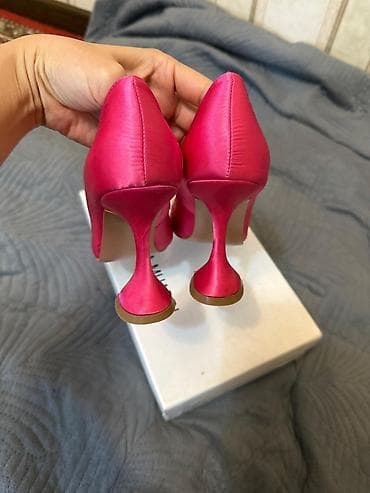 fendi: Туфли, 37, Fendi, Б/у, цвет - Красный, Самовывоз — 2