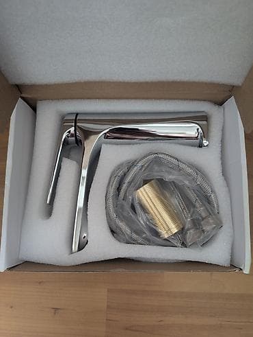 Кухонные краны: Однорычажный Смеситель для раковины, Новый, Материал: Латунь, Самовывоз — 2