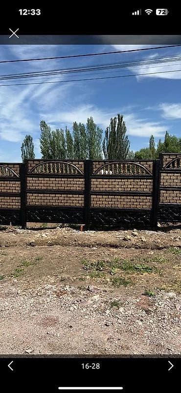 стили кухонной мебели: Декоративные секции и столбы для бетонного забора Евро Забор Тосмолору — 3
