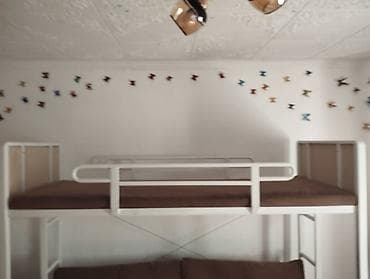 кровать 2 спальная: Двухъярусная кровать, Б/у, С выкатной системой — 1