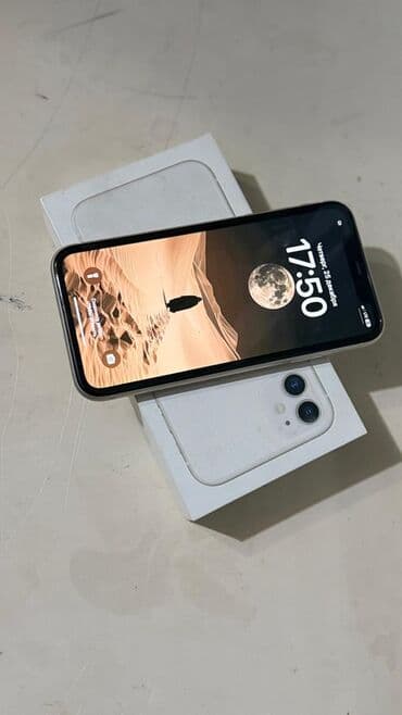iphone за 0 руб: IPhone 11, Б/у, 128 ГБ, Белый, Коробка, 73 % — 2