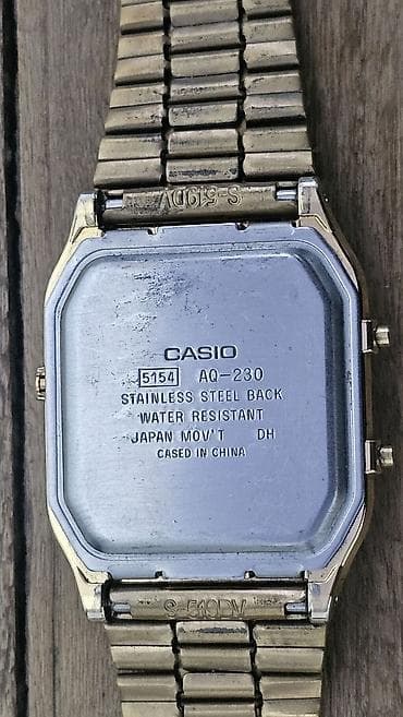 заколки и резинки для волос: Классические часы часы, Casio, Япония, Водонепроницаемые, Женские, Б/у — 3