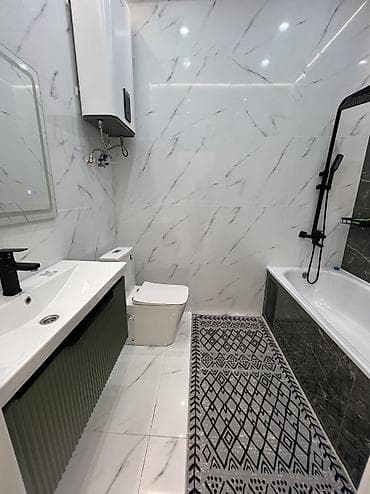 халал квартира: 1 комната, 45 м², Асанбай мкр Элитка, 5 этаж, Дизайнерский ремонт — 3