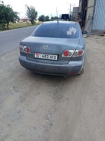 Унаа: Mazda 6: 2003 г., 1.8 л, Кол менен иштөөчү, Бензин, Седан — 2