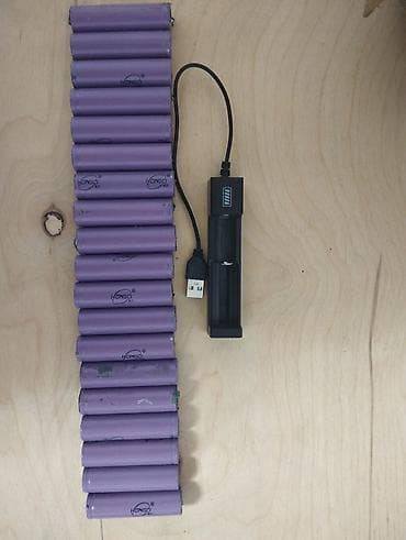 19 литиионных аккумуляторах 18650 2000-3000Mah 3.7v работает