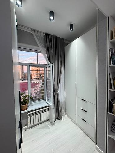 Квартиры: 1 комната, 34 м², Джал мкр (в т.ч. Верхний, Нижний, Средний) Элитка, 7 этаж, Евроремонт — 5
