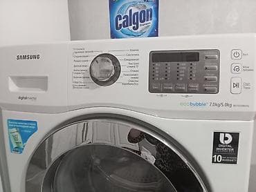 Стиральные машины: Самсунг на 7кг.DIGI.Режим Сушки отжим 1400мощный.Эко Бабл отстирывает — 3