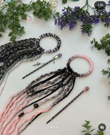 барана стрижка: Хвосты на заколках, резинках из качественного термоволокна ( можно — 15