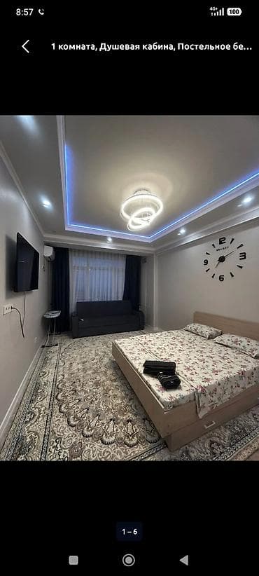 гостевой дом в караколе: 1 комната, Люкс, элитка, Азия Молл, Душевая кабина, Постельное белье, Кондиционер — 8