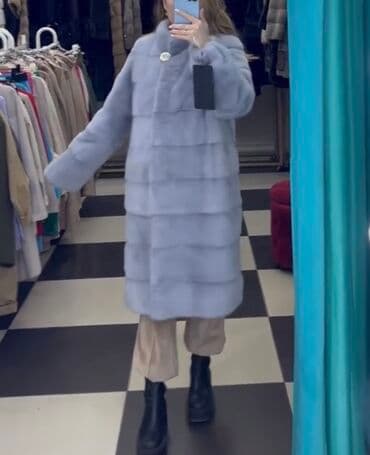 шуба кроликовая: Норковая шуба из качественного пышного коротковорсового меха — 1