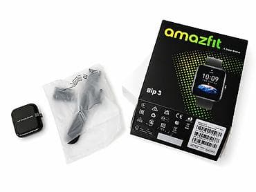 samsung a73: Amazfit Bip 3 — умные часы с большим прямоугольным дисплеем и легким — 1