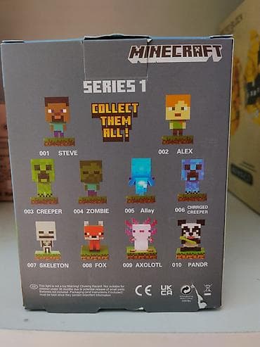 лампу: Светильник Minecraft — Axolotl (Series 1) - Фигурный настольный — 3