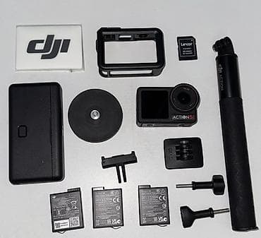 Экшн‑камера DJI Osmo Action 3 с большим набором аксессуаров. В at lalafo.kg Экшн‑камера DJI Osmo Action 3 с большим набором аксессуаров. В