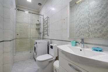 квартира раздолный: 3 бөлмө, Душ кабинасы, Жаздык, жууркан-төшөк каптары, Кондиционер — 8