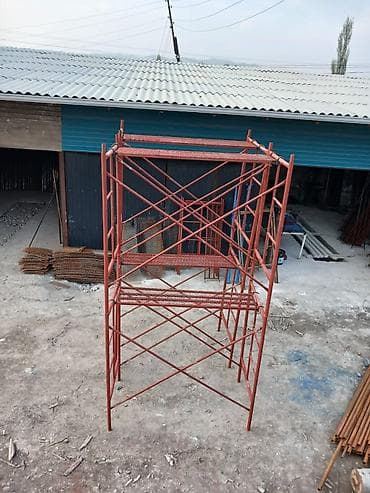 вышка тура: Строительные леса рамные, металлические качества зынк количество — 4