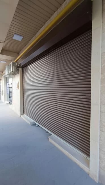 пластиковые шкафчики: Рольставни металлические для витрины/входной группы - Материал — 1