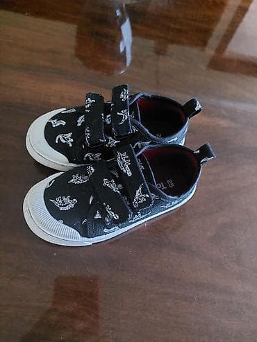 Детские кеды с динозаврами - Размер: 25 (указан на стельке) - Цвет — 2