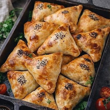 сосиски: Полуфабрикаты под заказ 🥟 • Самсы • Манты • Пирожки с капустой • — 2