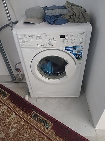 Техника жана электроника: Стиральная машина Indesit, фронтальная загрузка. Основные — 1