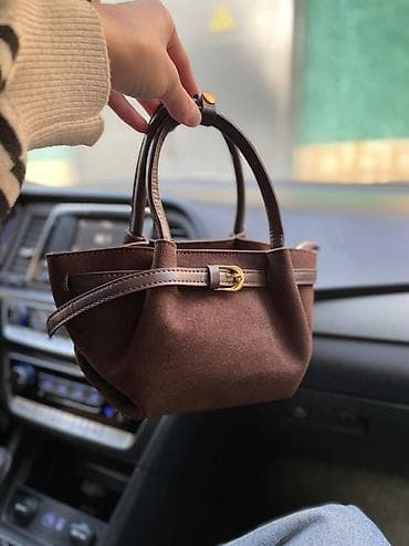 Зер буюмдар: Классикалык сумка, Кытай, Материалы: Замша, Катуу конструкция, Аялдарга, Жаңы — 1