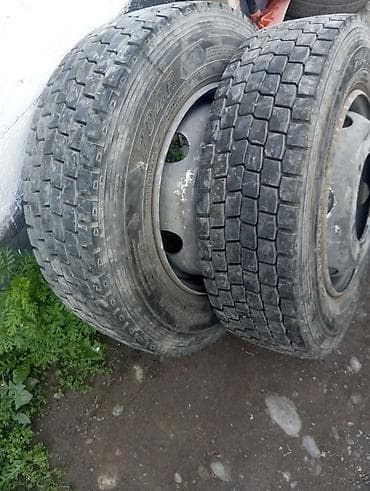 грузовые шины 19 5: Колеса в сборе 215 / 75 / R 17.5, Б/у, Грузовики/Автобусы, Железные — 1