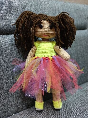 слоник крючком из плюшевой пряжи: Вязаные игрушки на заказ. Игрушка 100% ручная работа. Выполнена из — 5