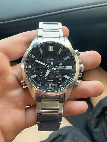 pull and beer: CASIO Edifice - Серия: Edifice (логотип на крышке и циферблате) - — 2