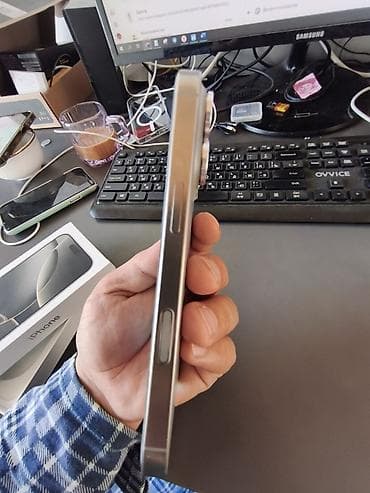cmf buds pro 2 бишкек: IPhone 16 Pro, Колдонулган, 512 ГБ, Natural Titanium, Куту, 90 % — 2