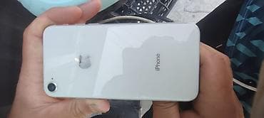 nokia e6: IPhone 8, Б/у, 64 ГБ, Белый, Зарядное устройство, Защитное стекло, Кабель, 100 % — 1