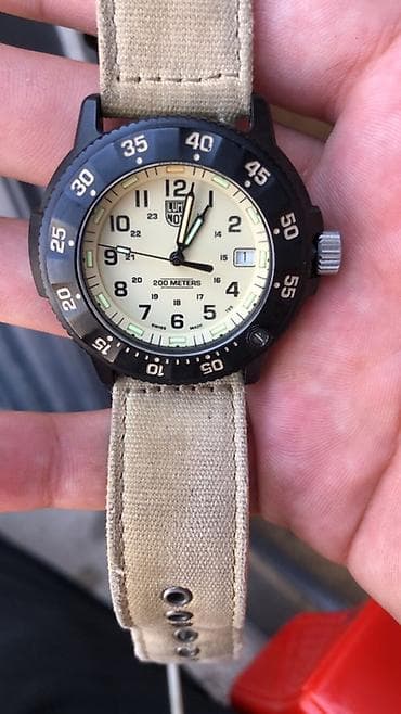 Спортивные часы часы, Luminox, Водонепроницаемые, Мужские, Б/у