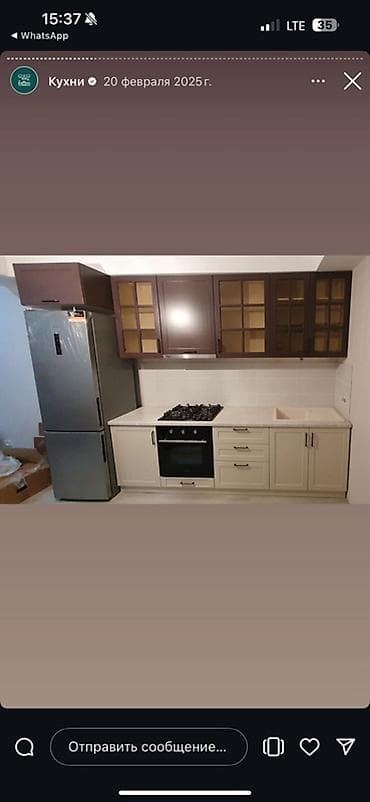 led экран для рекламы: Кухонные гарнитуры под заказ - Планировки: линейные и угловые — 4