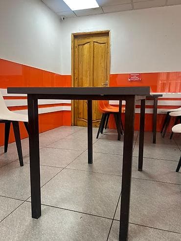 study table: Стол для кафе, Прямоугольный, цвет - Серый — 1