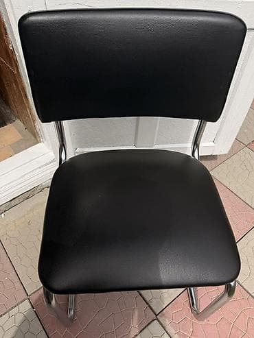 седушки: Стул для кухни, Новый, Другой материал, цвет - Черный — 2