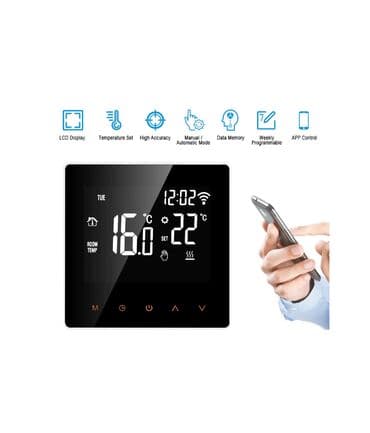 Терморегулятор с Wi-Fi Tuya Экран: Сенсорный TouchScreen Рабочая