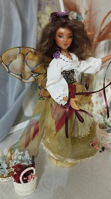 сколько стоит кукла лабубу: Авторская кукла-фея на подставке Кукла из запекаемого полимерной — 3