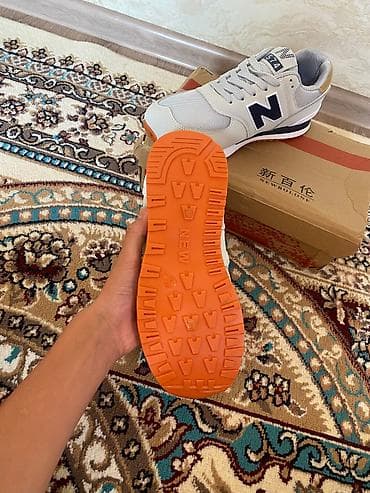 Жеке буюмдар: Эркектердин кроссовкасы, 41, 42, New Balance, Жаңы, түсү - Боз, Акысыз жеткирүү — 6