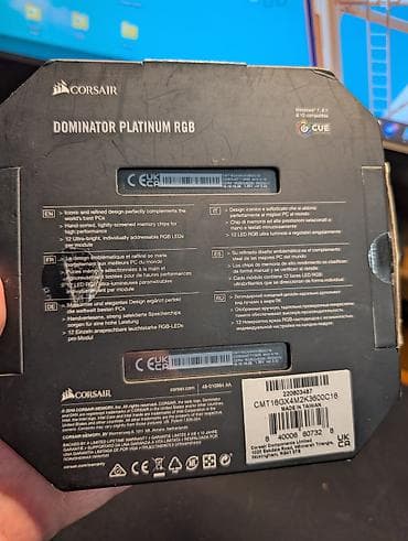 2 gb: Оперативная память (RAM) для ПК, Б/у, Corsair, 16 ГБ, DDR4, 3600 МГц — 2