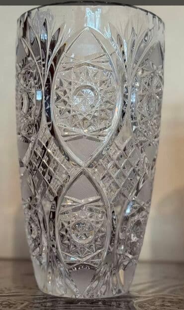 хрустальные вазы: Вазы хрусталь. Чешские Богемия. Высота 25 см. Состояние новые! Цена за — 4