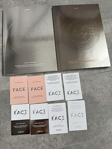 CD, DVD диски: Альбом Jimin — FACE (версия Photobook). Комплект из двух вариантов — 3