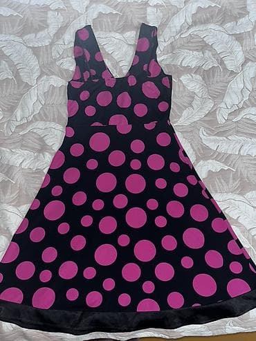 Кече көйнөгү, А-силуэт, Узун модель, Полиэстер, Жеңдери жок, XL, 2XL — 3