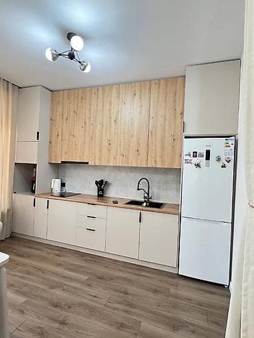квартира жить: 1 комната, 52 м², Асанбай мкр Элитка, 5 этаж, Евроремонт — 6